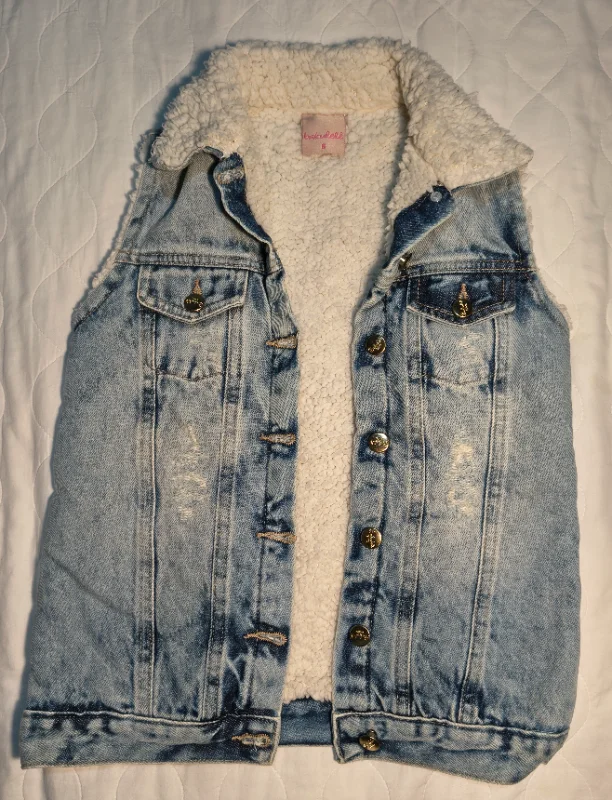 Colete Jeans Peluciado Infantil Bakulele