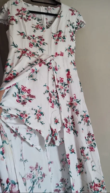 Vestido Floral Longo
