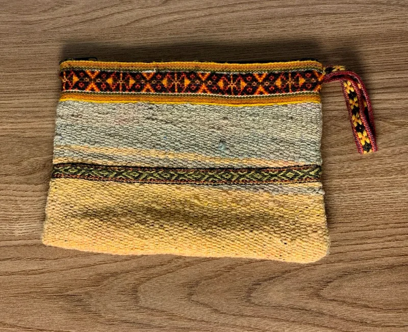 Necessaire/Carteira Peruana (Artesanal, Bom Estado)