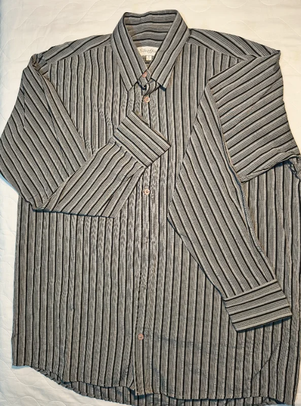 Camisa cinza masculina de listra Shoffat