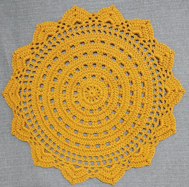 Souplast crochê amarelo
