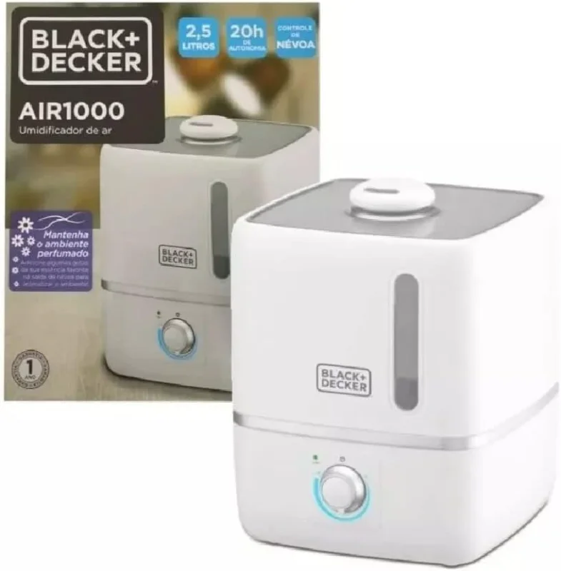 Umidificador de Ar Black & Decker AIR1000 Branco 2,5L Bivolt (Usado)